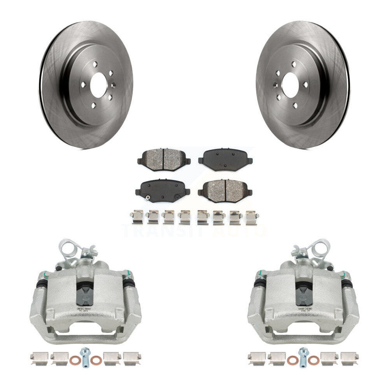 Transit Auto KC8-100451S Disc Brake Kit for 2013-2019 Ford Taurus, Ford Explorer, Ford Special Service Police Sedan & more - Rear product image