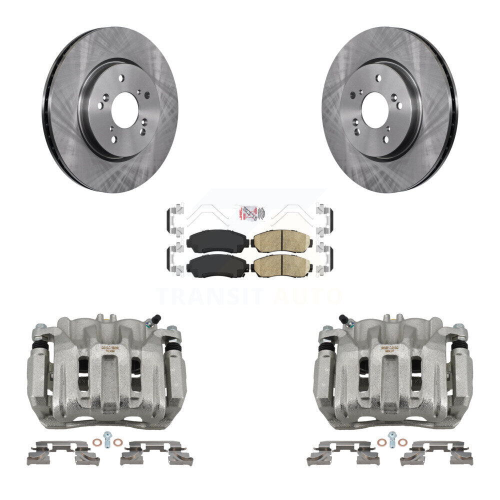 Transit Auto KC8-100453N Disc Brake Kit for 2007-2016 Honda Crosstour, Honda CR-V, Honda Accord Crosstour & more - Front product image