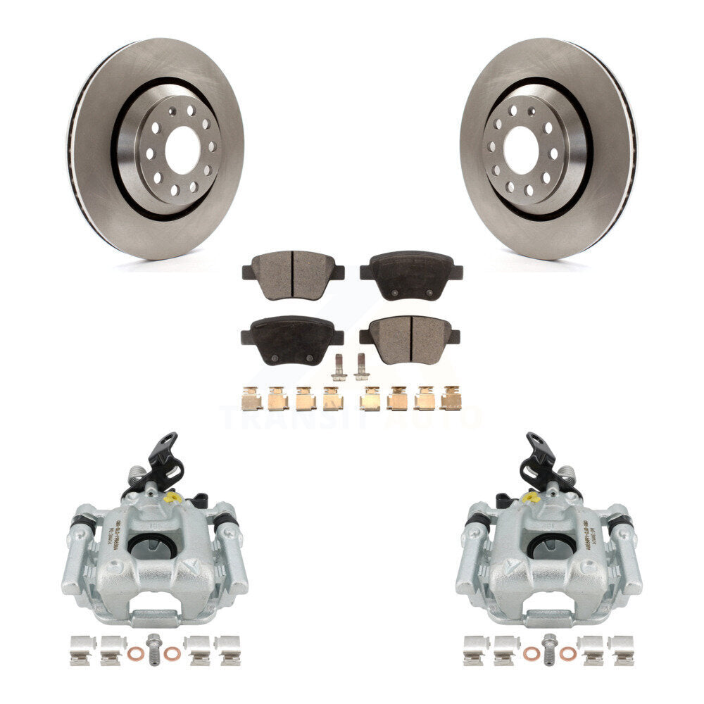 Transit Auto KC8-100453P Disc Brake Kit for 2011-2013 Volkswagen GTI, Audi A3 Quattro - Rear product image
