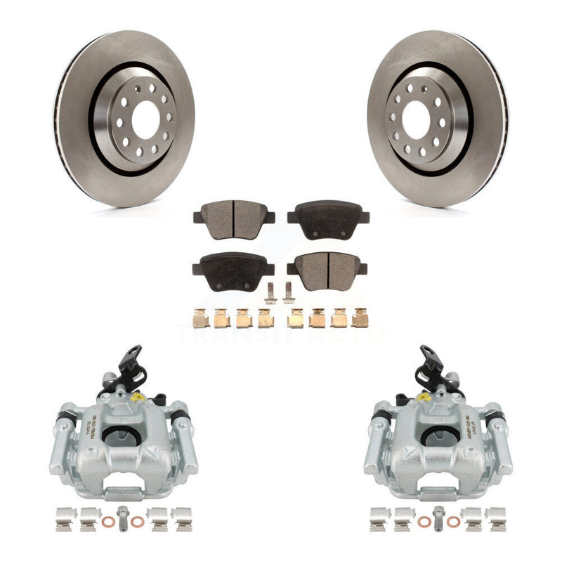 Transit Auto KC8-100453P Disc Brake Kit for 2011-2013 Volkswagen GTI, Audi A3 Quattro - Rear product image
