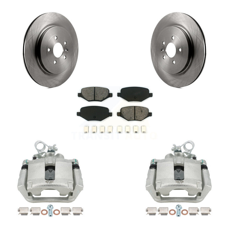 Transit Auto KC8-100455S Disc Brake Kit for 2013-2019 Ford Taurus, Ford Explorer, Lincoln MKS & more - Rear product image