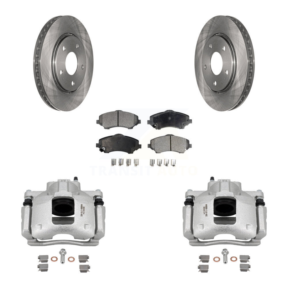 Transit Auto KC8-100459T Disc Brake Kit for 2008-2012 Ram C/V, Volkswagen Routan, Chrysler Town & Country & more - Front product image