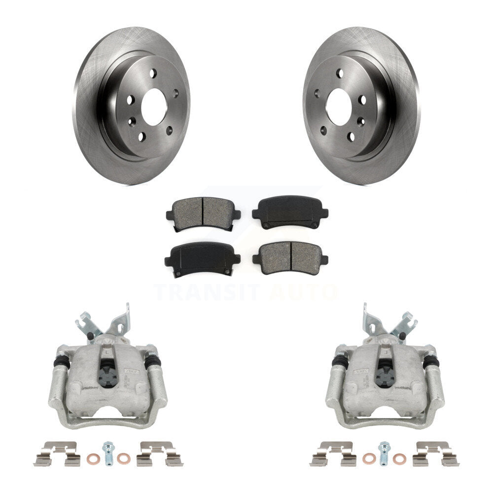 Transit Auto KC8-100460S Disc Brake Kit for 2011-2017 Chevrolet Malibu, Buick LaCrosse, Buick Regal - Rear product image