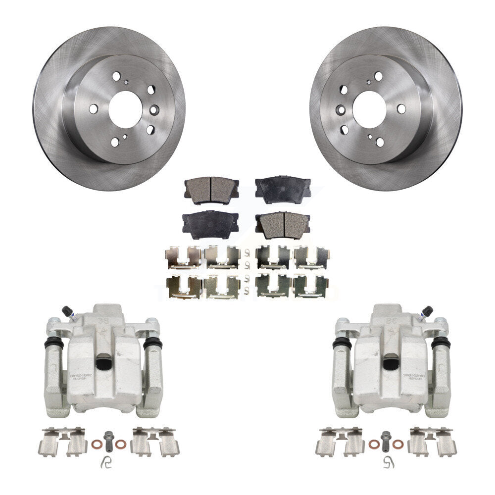 Transit Auto KC8-100464P Disc Brake Kit for 2012-2018 Lexus ES300h, Lexus ES350, Toyota Avalon & more - Rear product image