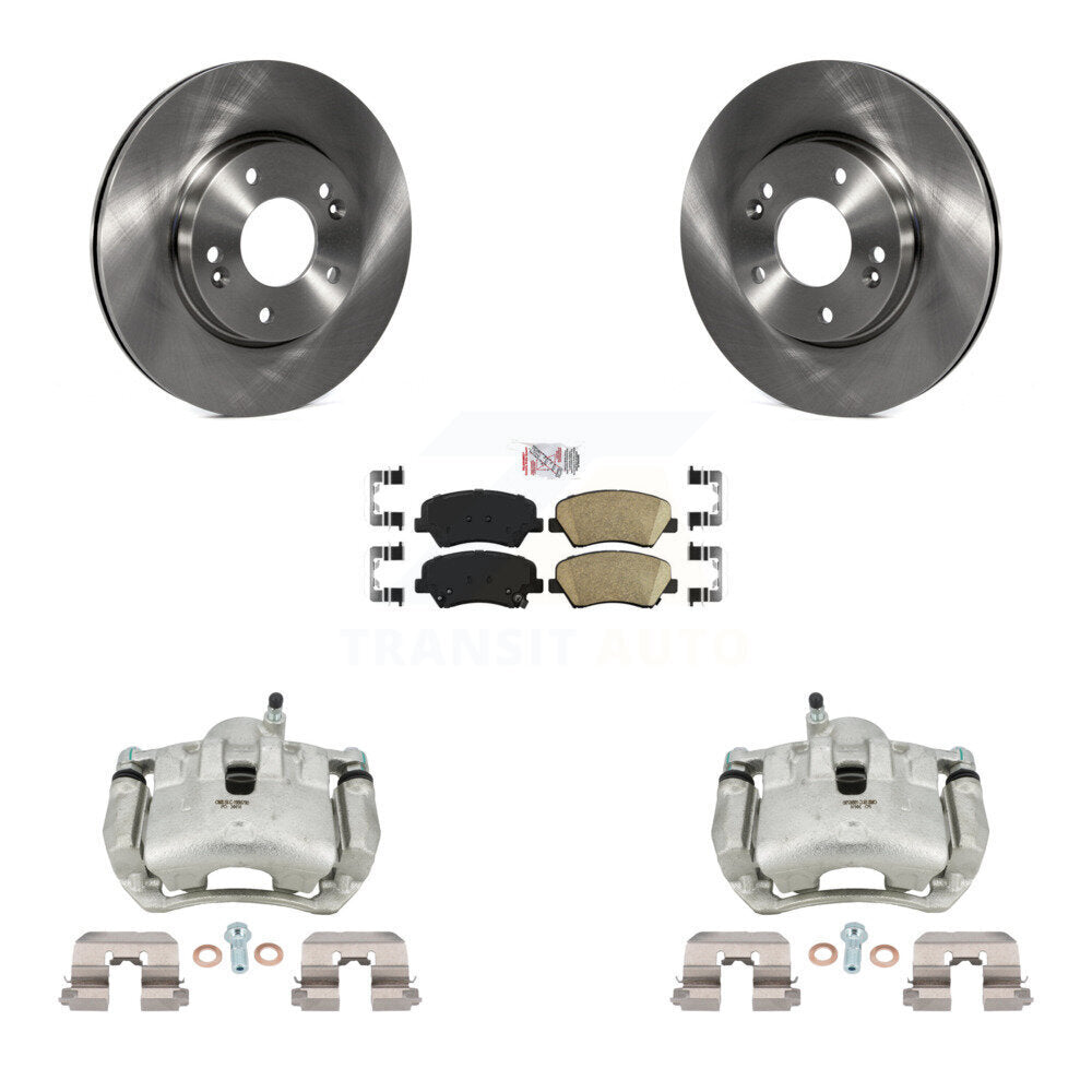 Transit Auto KC8-100466N Disc Brake Kit for 2013-2016 Hyundai Elantra GT, Kia Forte, Kia Forte5 & more - Front product image