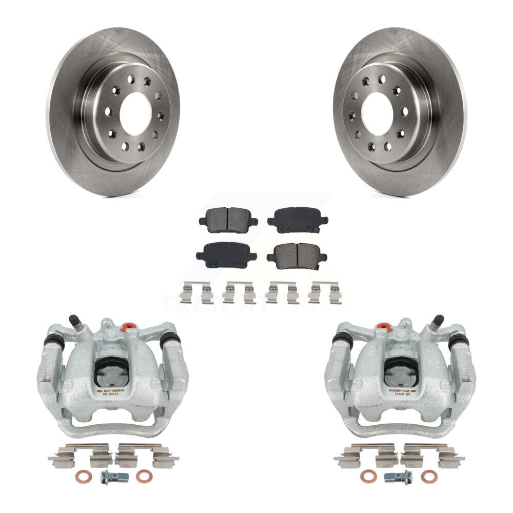 Transit Auto KC8-100468S Disc Brake Kit for 2017-2020 Buick Regal Sportback, Buick Regal TourX, Buick LaCrosse - Rear product image