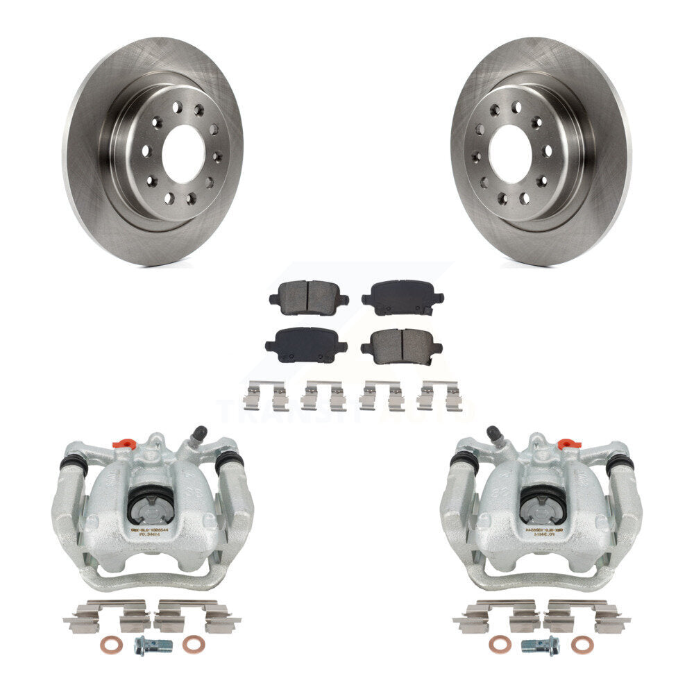 Transit Auto KC8-100469S Disc Brake Kit for 2016-2020 Chevrolet Equinox, GMC Terrain, Chevrolet Malibu - Rear product image