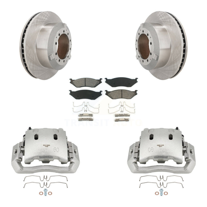 Transit Auto KC8-100470S Disc Brake Kit for 2005-2016 Ford F-450 Super Duty, International TerraStar, Ford LCF & more - Rear product image