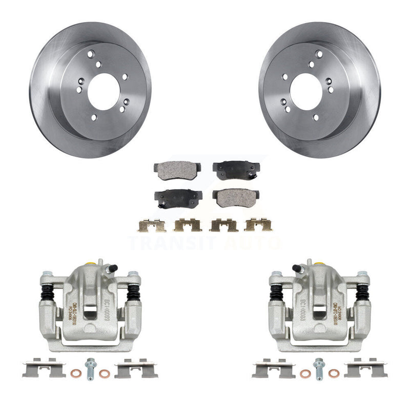 Transit Auto KC8-100477P Disc Brake Kit for 2005-2010 Hyundai Tucson, Kia Sportage - Rear product image