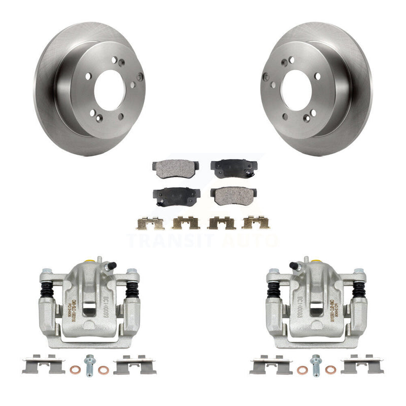 Transit Auto KC8-100478P Disc Brake Kit for 2005-2010 Hyundai Tucson, Kia Sportage - Rear product image