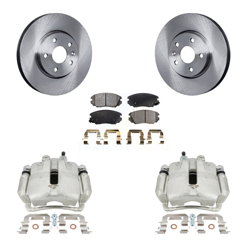 Transit Auto KC8-100478T Disc Brake Kit for 2010-2020 Chevrolet Equinox, Chevrolet Impala, Chevrolet Malibu & more - Front product image