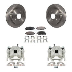 Transit Auto KC8-100479P Disc Brake Kit for 2009-2024 INFINITI Q60, INFINITI Q70L, INFINITI Q50 & more - Rear product image