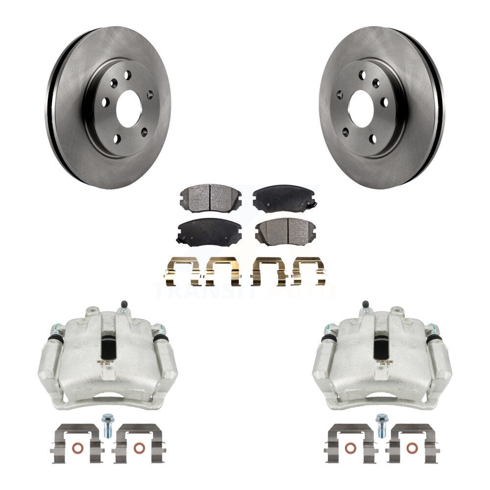 Transit Auto KC8-100479T Disc Brake Kit for 2011-2017 Chevrolet Malibu Limited, Chevrolet Malibu, Buick LaCrosse & more - Front product image