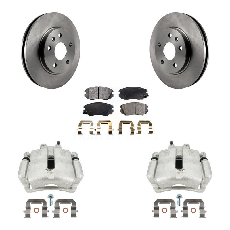 Transit Auto KC8-100479T Disc Brake Kit for 2011-2017 Chevrolet Malibu Limited, Chevrolet Malibu, Buick LaCrosse & more - Front product image