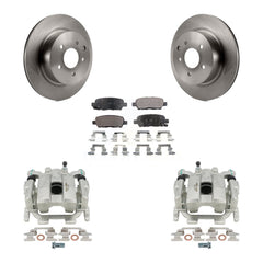 Transit Auto KC8-100481P Disc Brake Kit for 2009-2020 INFINITI Q40, INFINITI QX50, INFINITI EX37 & more - Rear product image