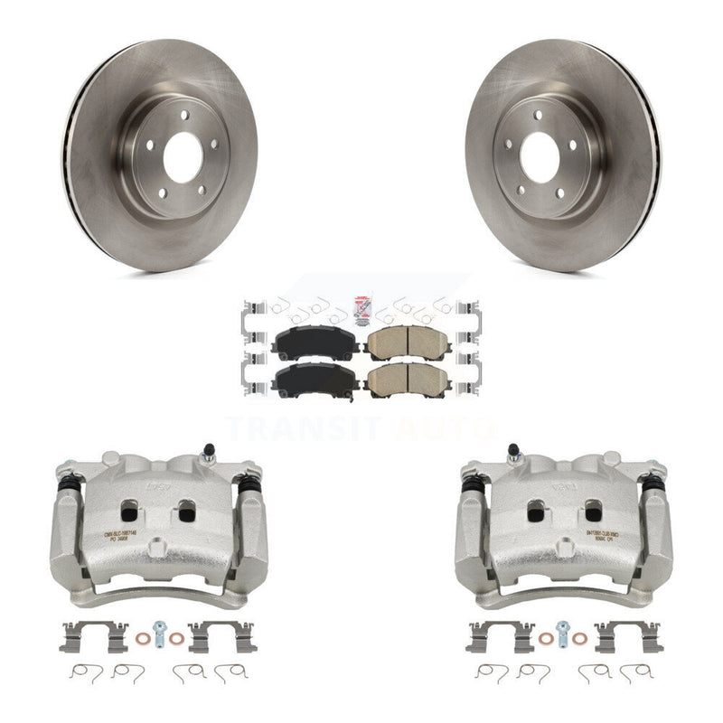 Transit Auto KC8-100483N Disc Brake Kit for 2014-2024 INFINITI Q60, INFINITI QX50, INFINITI Q50 - Front product image