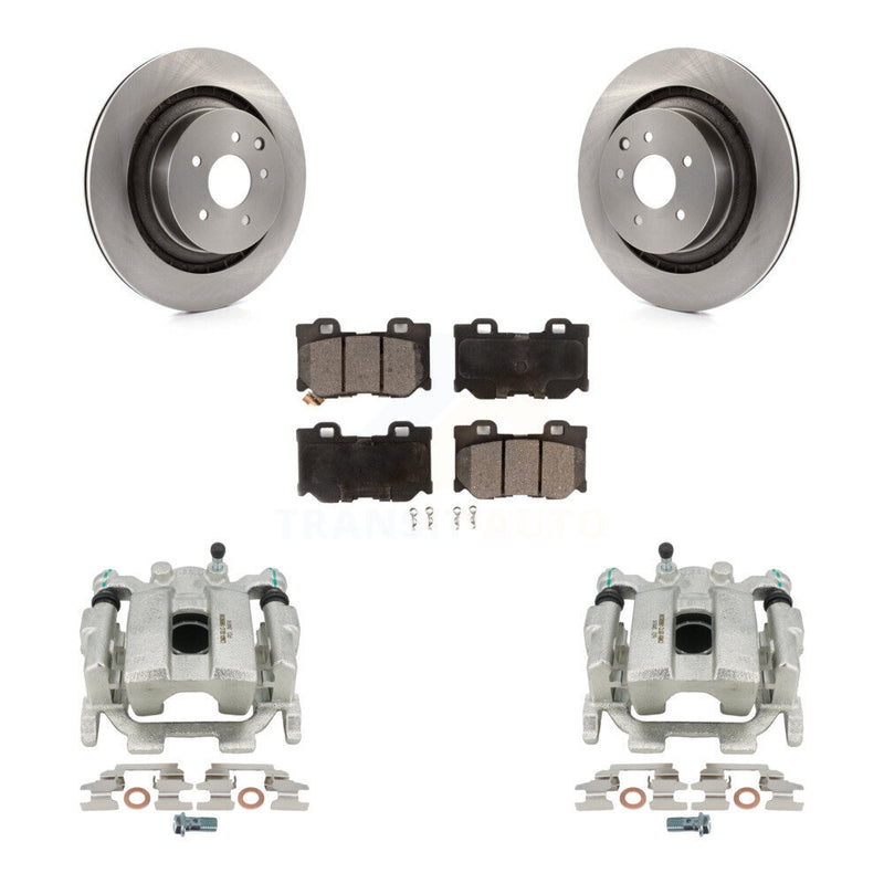 Transit Auto KC8-100483P Disc Brake Kit for 2010-2013 INFINITI G37 - Rear product image