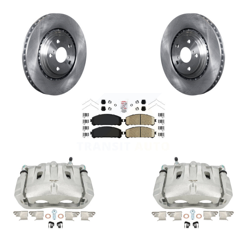 Transit Auto KC8-100484N Disc Brake Kit for 2010-2020 Toyota Highlander, Toyota Sienna, Lexus RX350 - Front product image