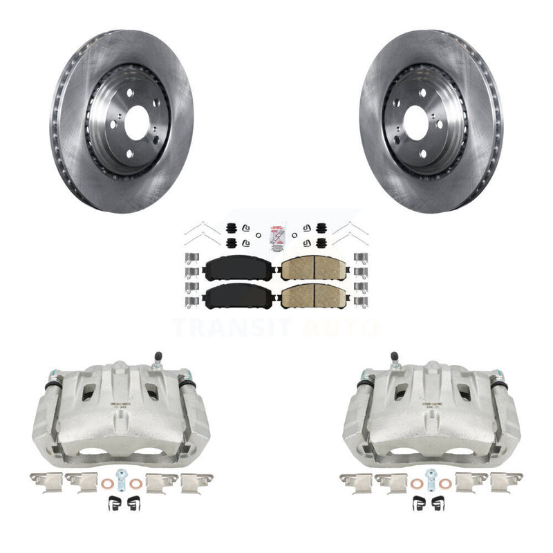 Transit Auto KC8-100484N Disc Brake Kit for 2010-2020 Toyota Highlander, Toyota Sienna, Lexus RX350 - Front product image