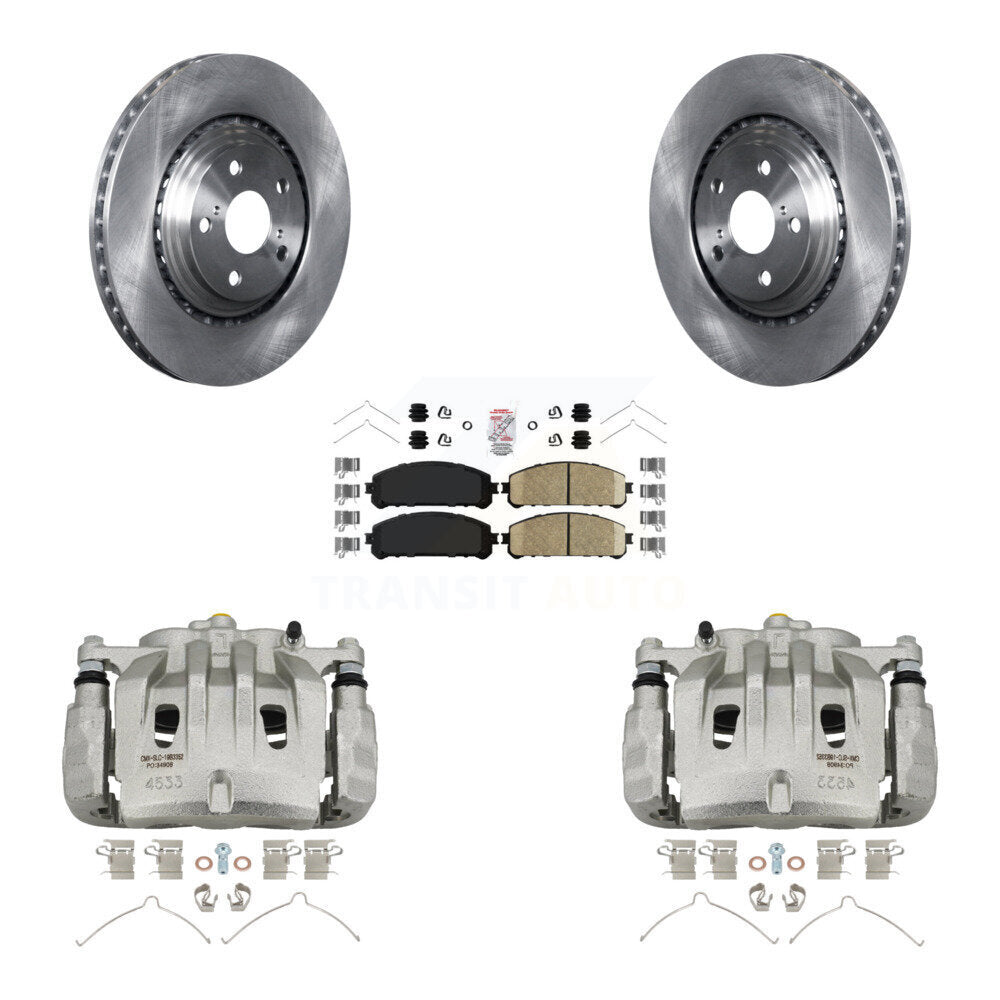 Transit Auto KC8-100485N Disc Brake Kit for 2008-2021 Lexus NX300, Lexus NX200t, Lexus NX300h & more - Front product image