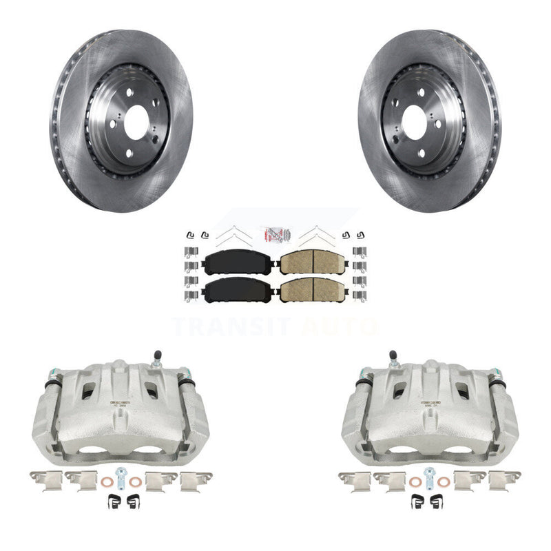 Transit Auto KC8-100486N Disc Brake Kit for 2010-2020 Toyota Highlander, Toyota Sienna, Lexus RX350 - Front product image