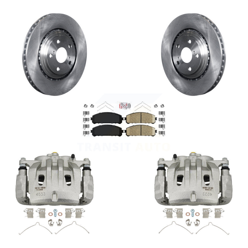 Transit Auto KC8-100487N Disc Brake Kit for 2008-2021 Lexus NX300, Lexus NX200t, Lexus NX300h & more - Front product image
