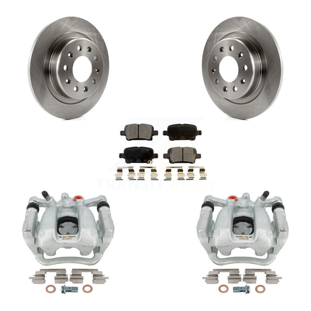 Transit Auto KC8-100488P Disc Brake Kit for 2017-2020 Buick Regal Sportback, Buick Regal TourX, Buick LaCrosse - Rear product image
