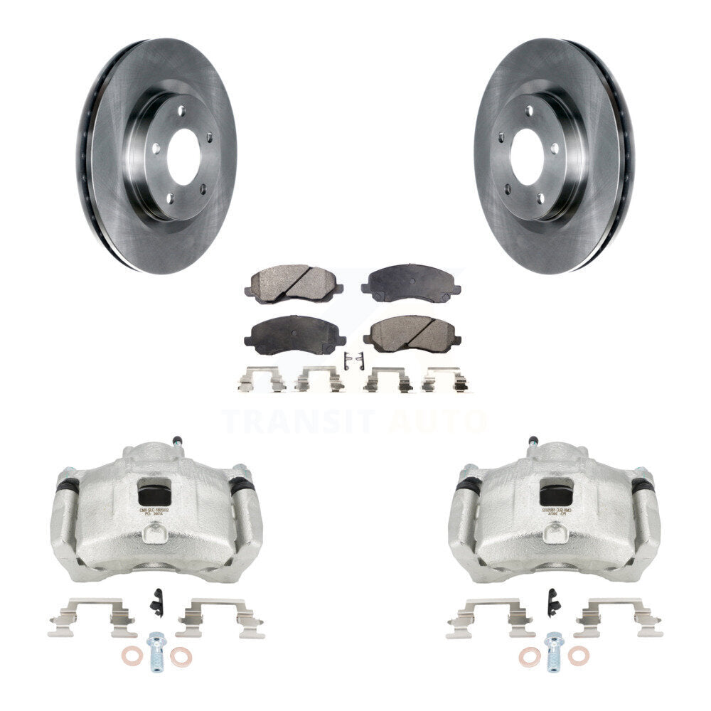 Transit Auto KC8-100495T Disc Brake Kit for 2007-2017 Chrysler 200, Dodge Avenger, Dodge Caliber & more - Front product image