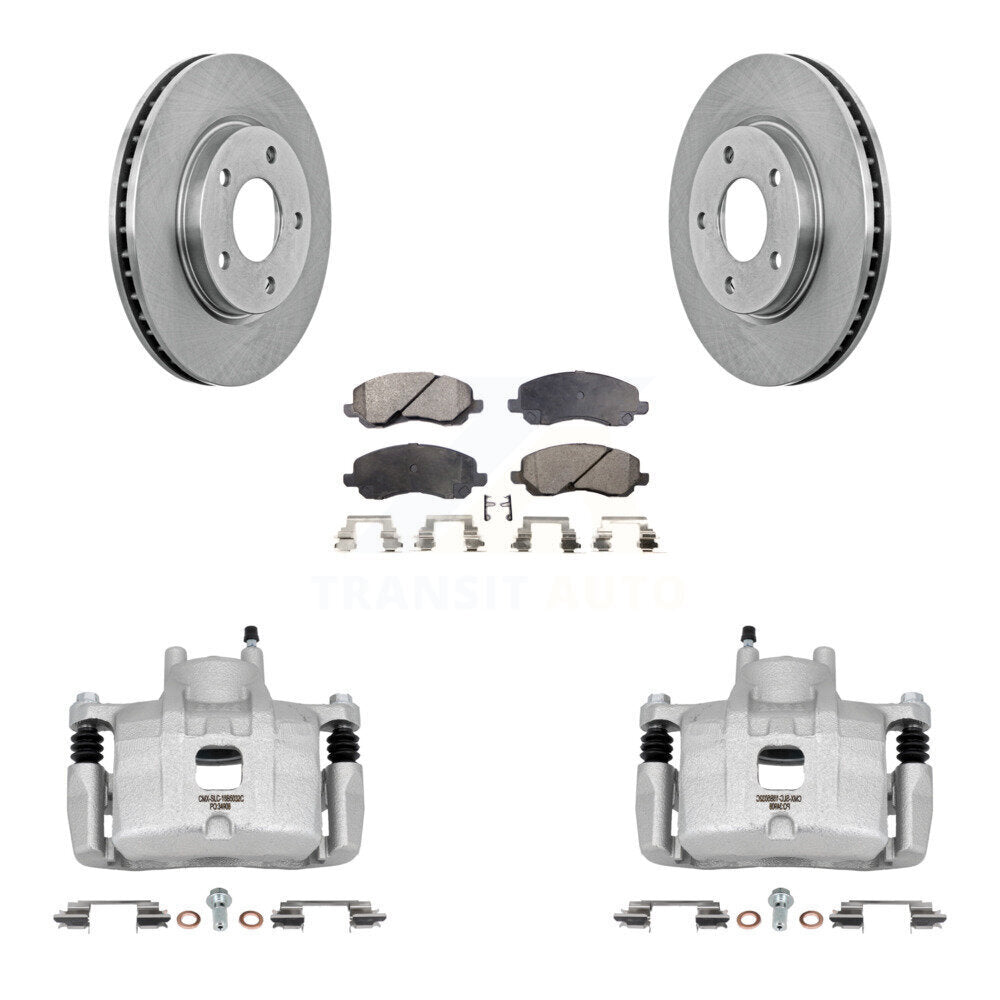 Transit Auto KC8-100496T Disc Brake Kit for 2008-2017 Mitsubishi Lancer - Front product image