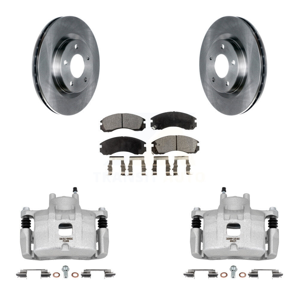 Transit Auto KC8-100498T Disc Brake Kit for 2017 Mitsubishi Lancer - Front product image