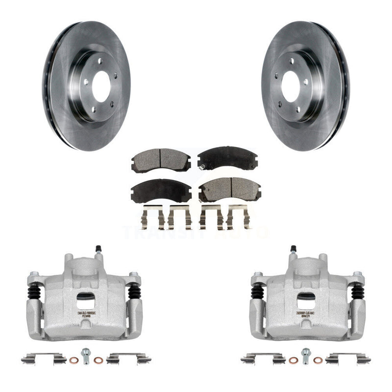 Transit Auto KC8-100498T Disc Brake Kit for 2017 Mitsubishi Lancer - Front product image