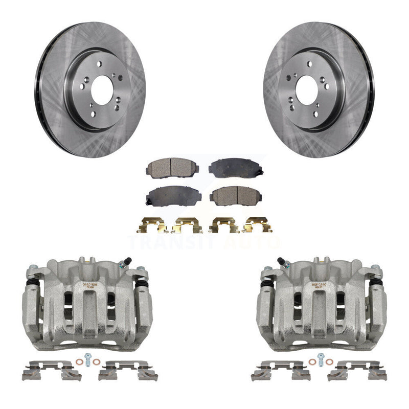 Transit Auto KC8-100502T Disc Brake Kit for 2007-2012 Honda Crosstour, Honda Accord Crosstour, Acura RDX & more - Front product image