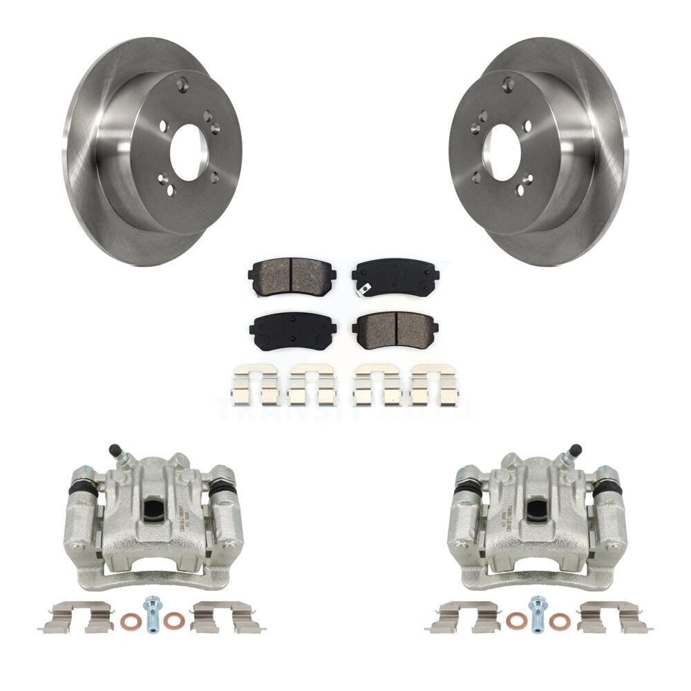 Transit Auto KC8-100503S Disc Brake Kit for 2006-2007 Hyundai Accent, Kia Rio, Kia Rio5 - Rear product image