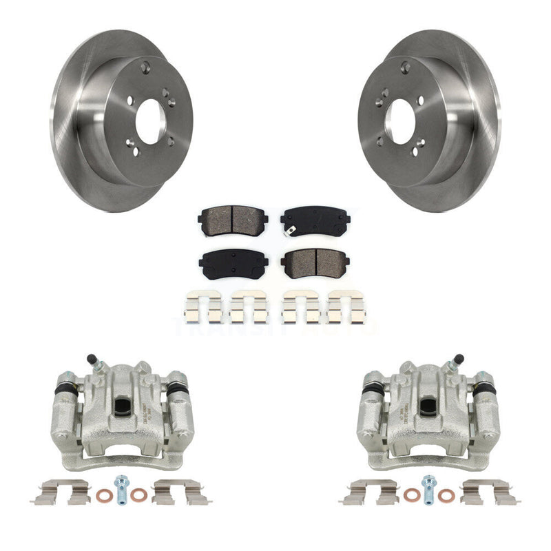 Transit Auto KC8-100503S Disc Brake Kit for 2006-2007 Hyundai Accent, Kia Rio, Kia Rio5 - Rear product image