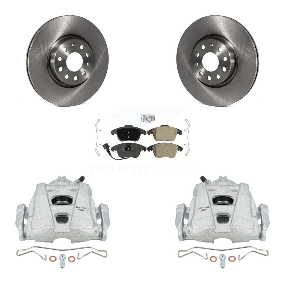Transit Auto KC8-100506N Disc Brake Kit for 2009-2020 Volkswagen Tiguan Limited, Audi Q3, Audi Q3 Quattro & more - Front product image