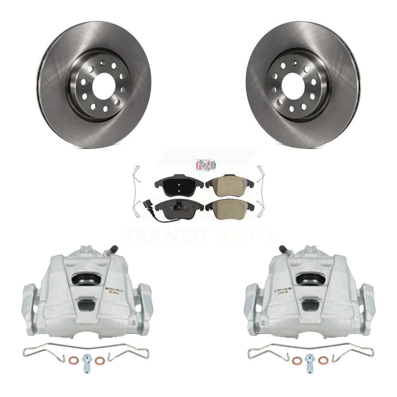 Transit Auto KC8-100506N Disc Brake Kit for 2009-2020 Volkswagen Tiguan Limited, Audi Q3, Audi Q3 Quattro & more - Front product image