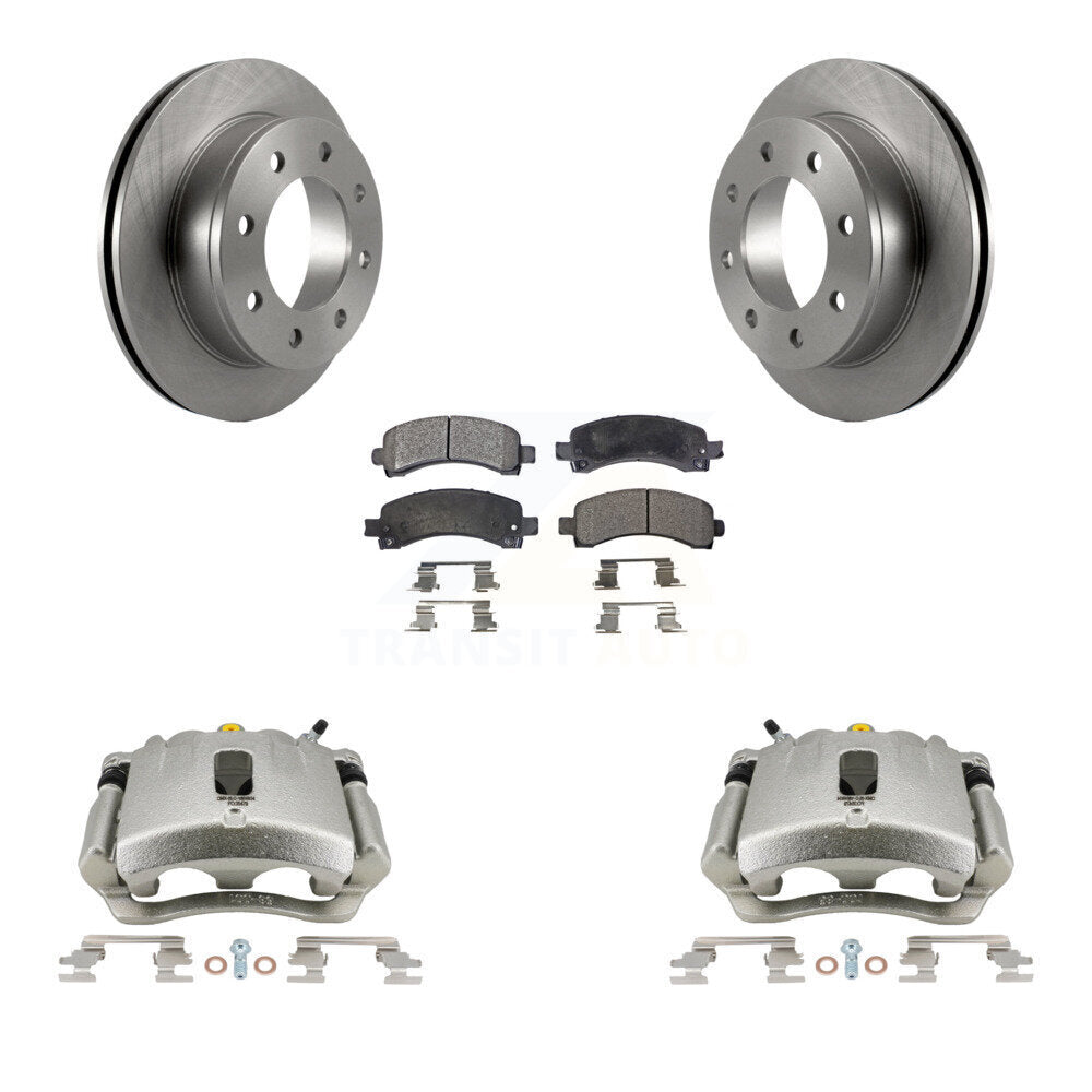 Transit Auto KC8-100508P Disc Brake Kit for 2005-2020 GMC Savana 2500, Chevrolet Express 2500, Chevrolet Express 3500 & more - Rear product image