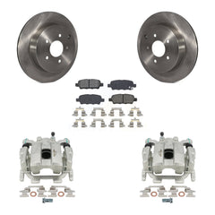 Transit Auto KC8-100508S Disc Brake Kit for 2009-2024 INFINITI Q60, INFINITI Q70L, INFINITI Q50 & more - Rear product image