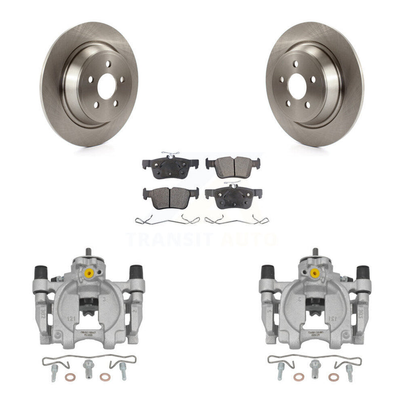 Transit Auto KC8-100514P Disc Brake Kit for 2017-2020 Ford SSV Plug-In Hybrid, Lincoln Continental, Ford Fusion & more - Rear product image