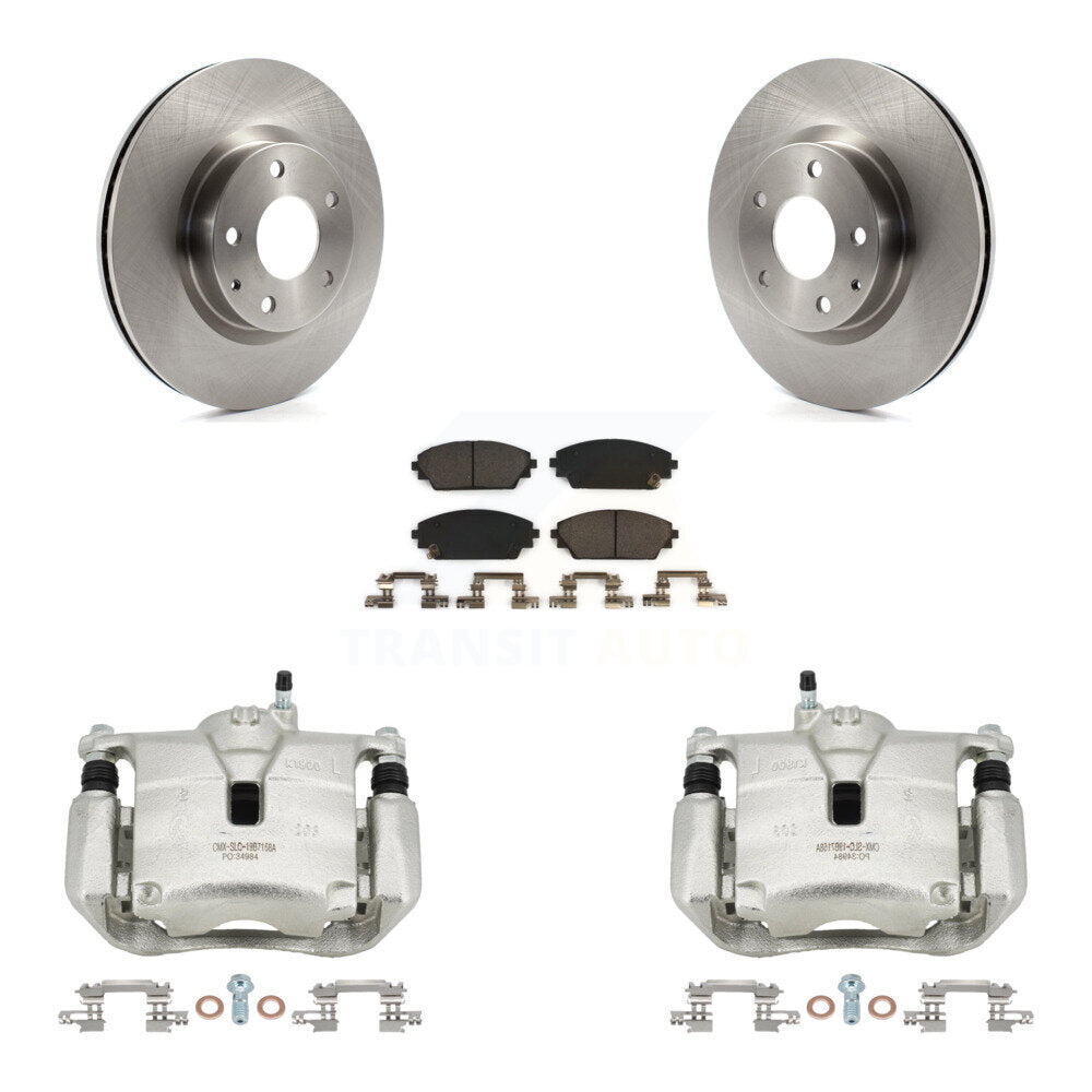 Transit Auto KC8-100516T Disc Brake Kit for 2014-2018 Mazda CX-3, Mazda 3, Mazda 3 Sport - Front product image