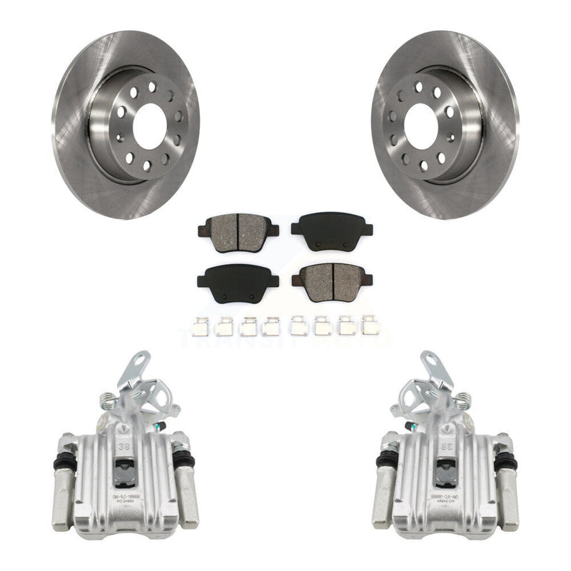 Transit Auto KC8-100523S Disc Brake Kit for 2011-2019 Volkswagen Beetle, Volkswagen Jetta, Volkswagen Golf - Rear product image