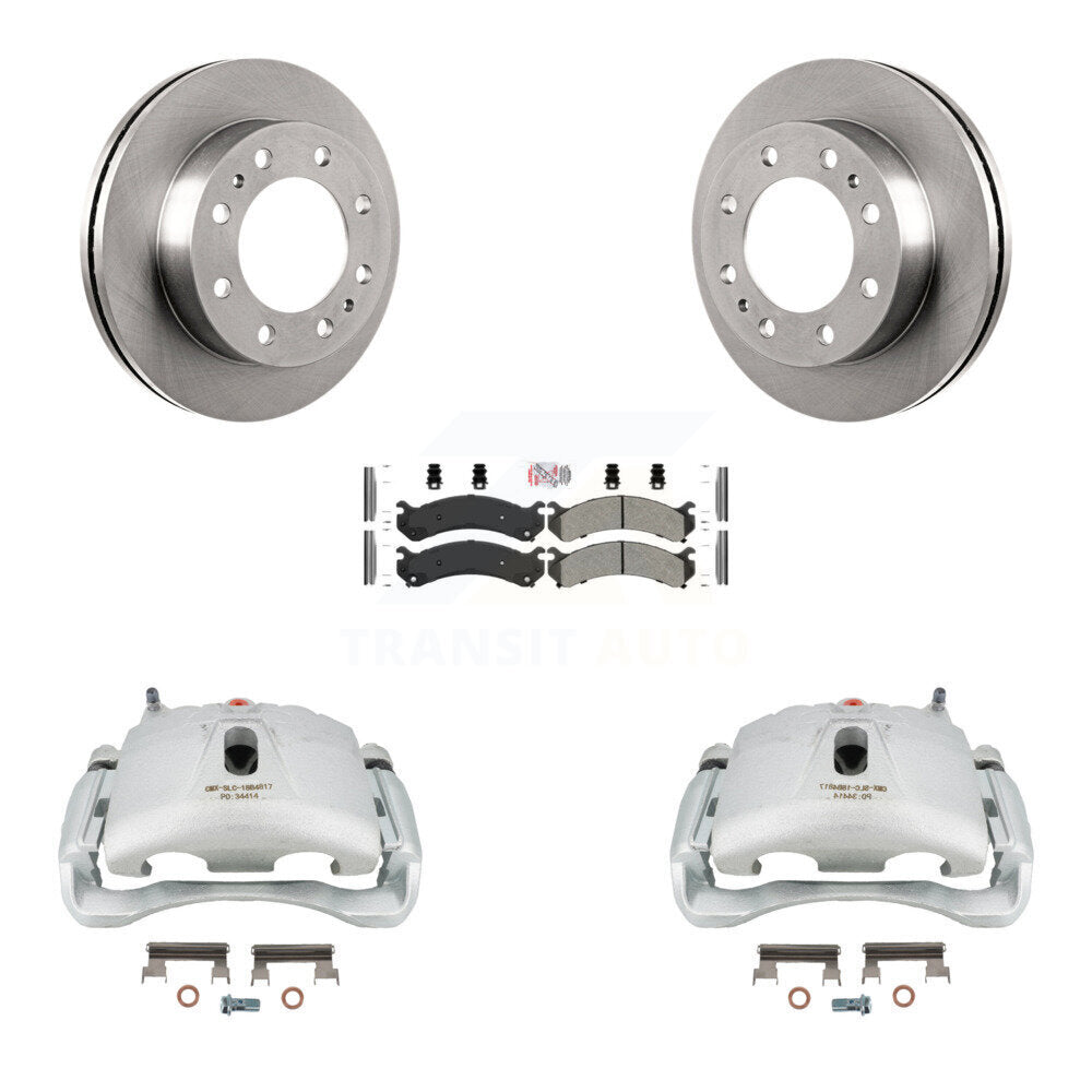 Transit Auto KC8-100527N Disc Brake Kit for 2001-2020 Chevrolet Express 4500, GMC Savana 4500, GMC Sierra 3500 Classic & more - Front product image