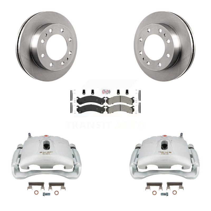 Transit Auto KC8-100527N Disc Brake Kit for 2001-2020 Chevrolet Express 4500, GMC Savana 4500, GMC Sierra 3500 Classic & more - Front product image