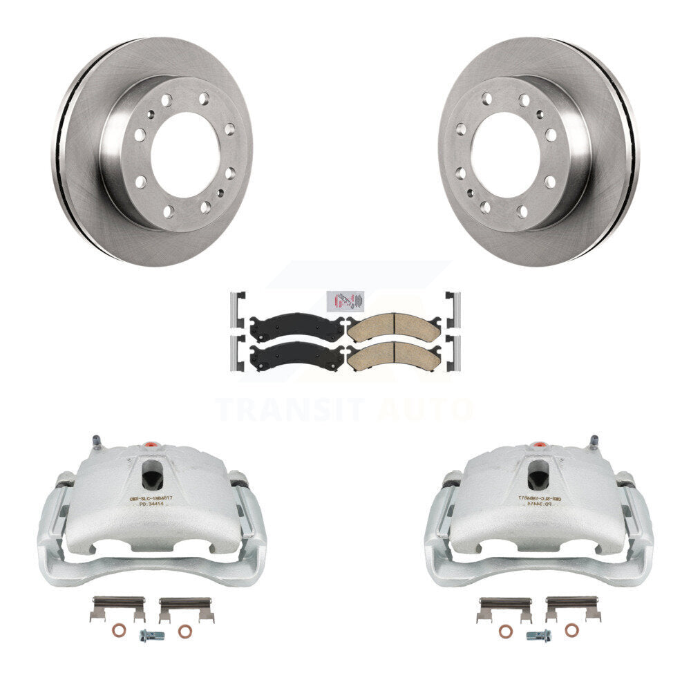 Transit Auto KC8-100528N Disc Brake Kit for 2001-2020 Chevrolet Express 4500, GMC Savana 4500, GMC Sierra 3500 Classic & more - Front product image