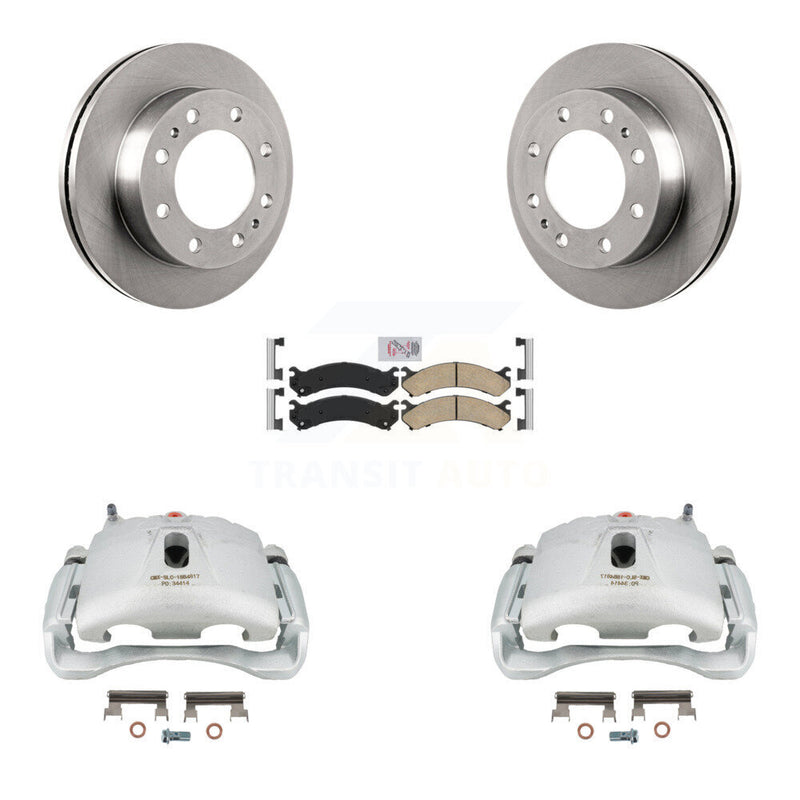 Transit Auto KC8-100528N Disc Brake Kit for 2001-2020 Chevrolet Express 4500, GMC Savana 4500, GMC Sierra 3500 Classic & more - Front product image