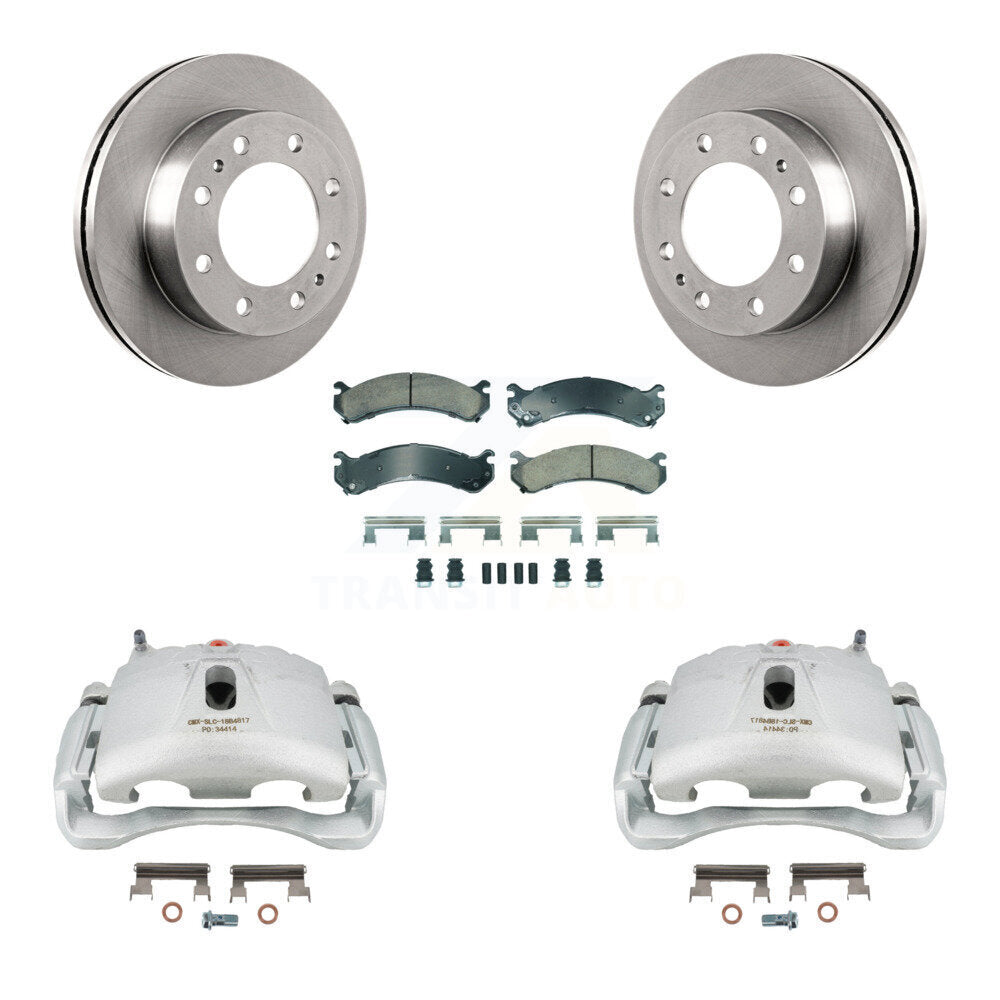 Transit Auto KC8-100529N Disc Brake Kit for 2001-2020 Chevrolet Express 4500, GMC Savana 4500, GMC Sierra 3500 Classic & more - Front product image