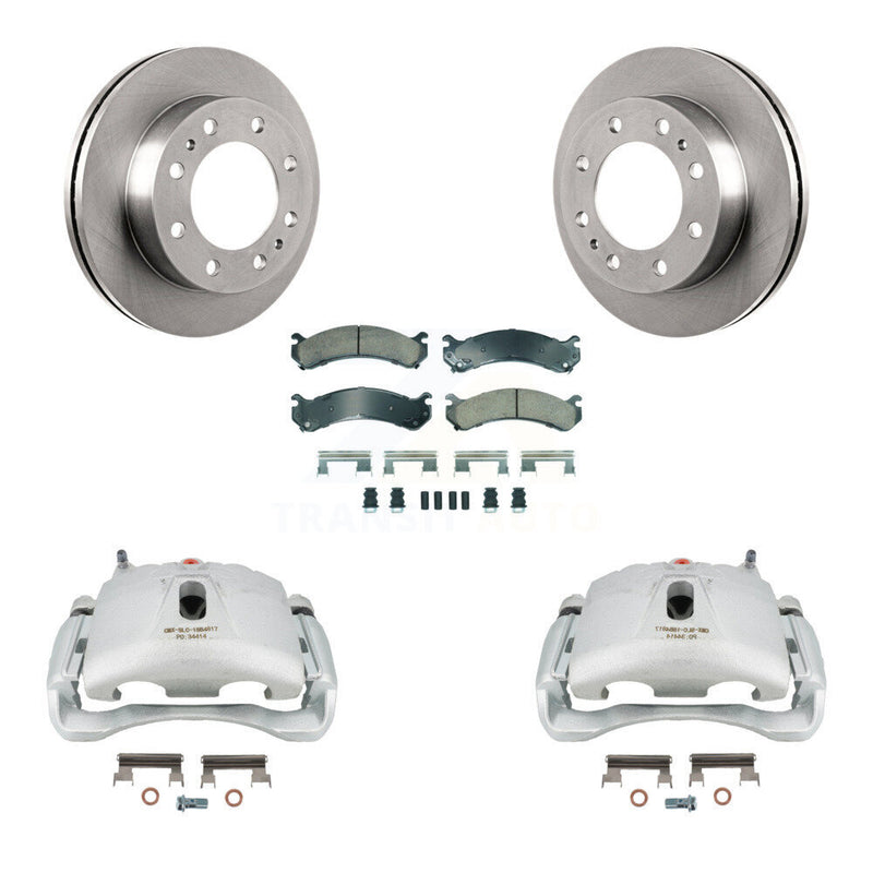 Transit Auto KC8-100529N Disc Brake Kit for 2001-2020 Chevrolet Express 4500, GMC Savana 4500, GMC Sierra 3500 Classic & more - Front product image
