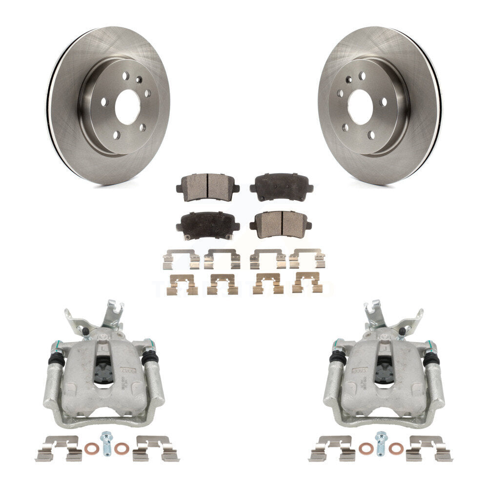 Transit Auto KC8-100529P Disc Brake Kit for 2016 Chevrolet Malibu Limited - Rear product image