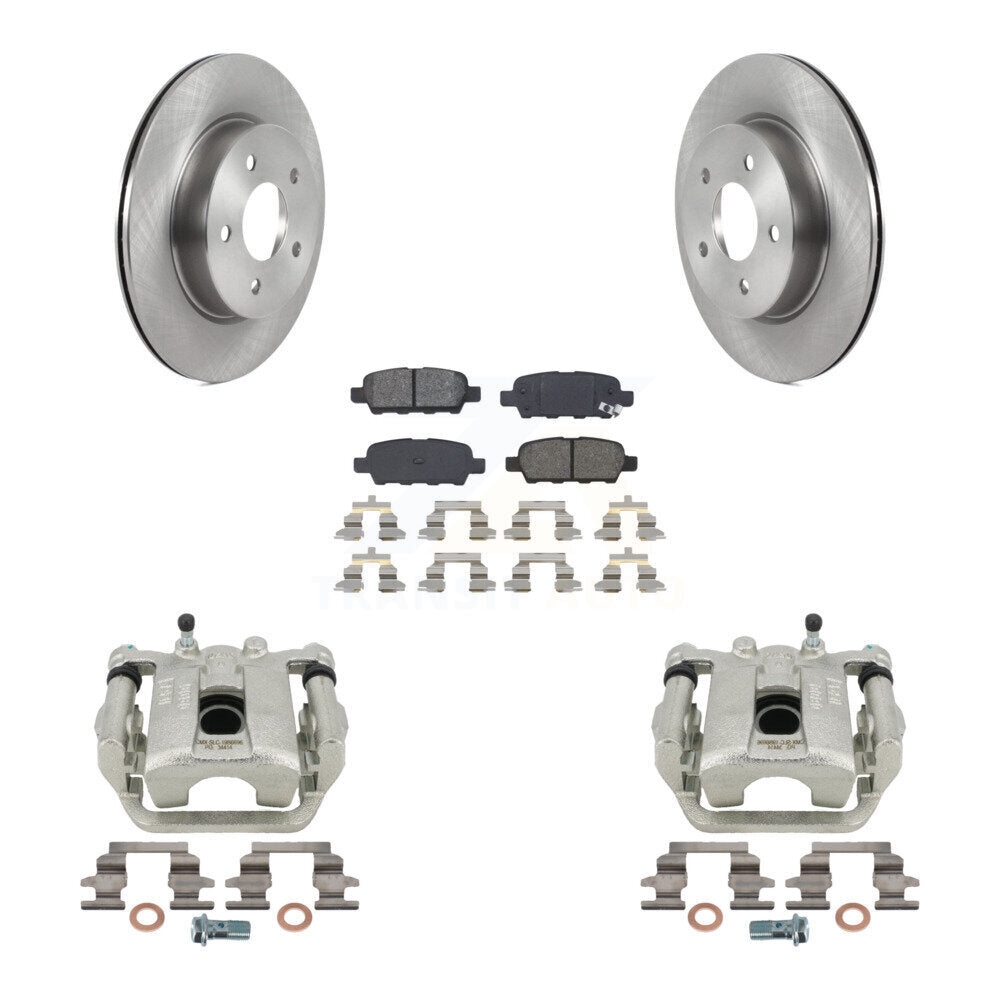 Transit Auto KC8-100533S Disc Brake Kit for 2017-2019 Nissan Rogue Sport, Nissan LEAF - Rear product image