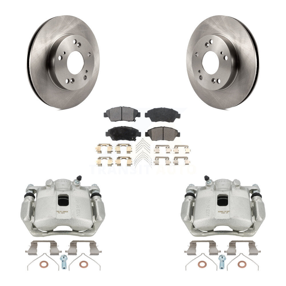 Transit Auto KC8-100533T Disc Brake Kit for 2012-2015 Acura ILX, Honda Civic - Front product image